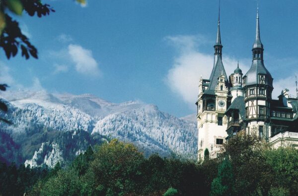 Peles castle seen in Vampire in Transylvania Dracula tour